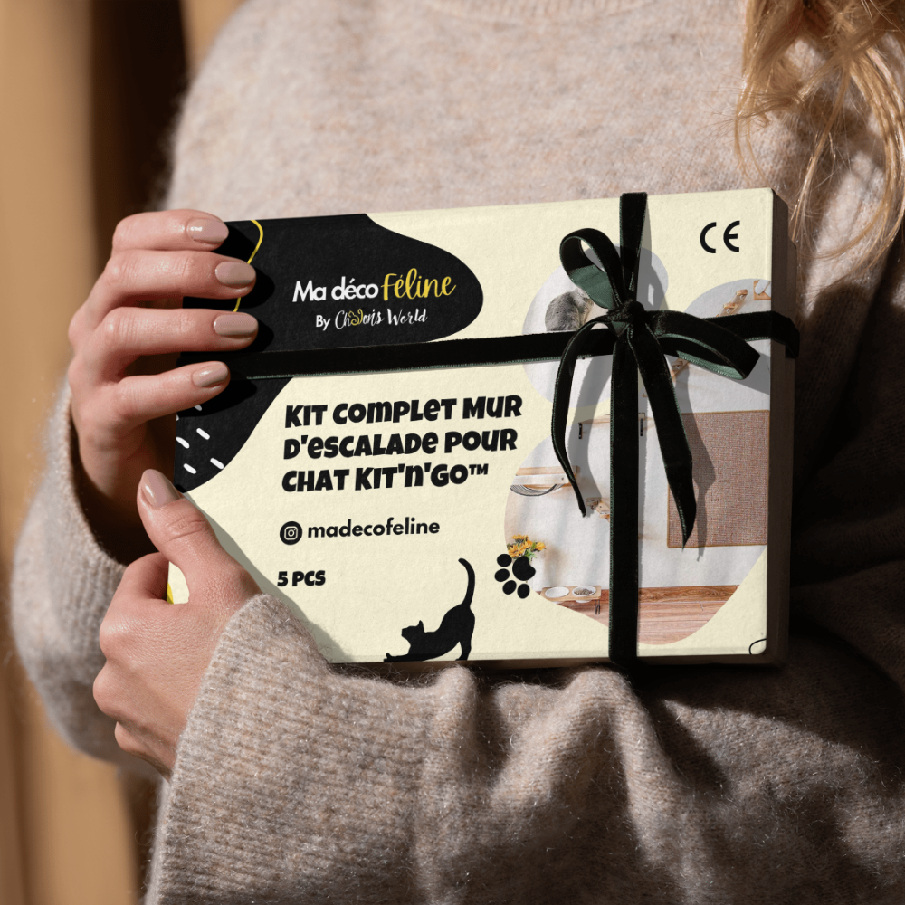 Kit Complet Mur d'escalade pour chat Kit'n'Go™
