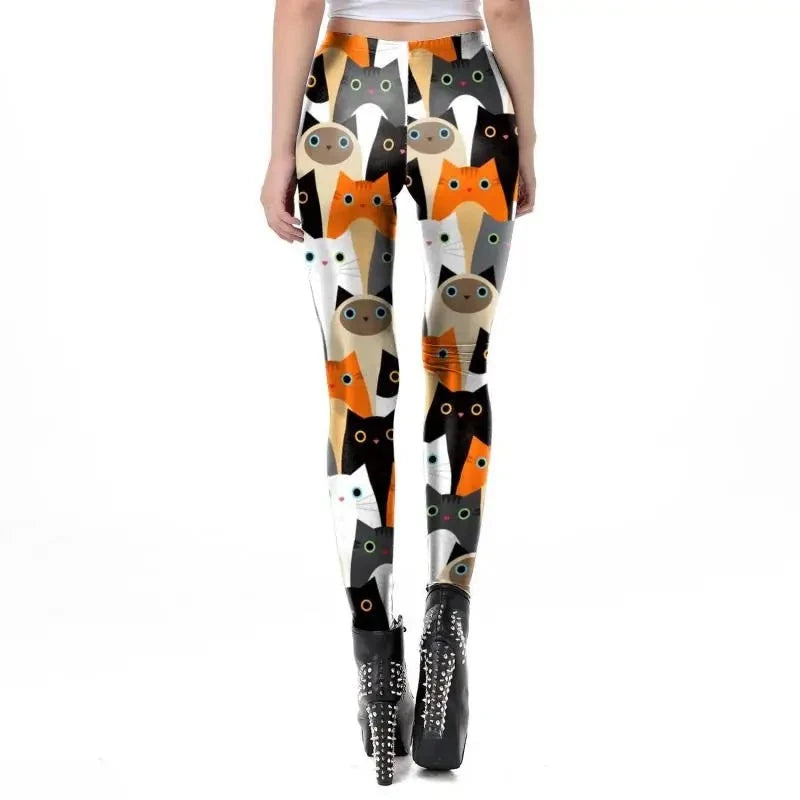 Pantalon Legging Chat Animé