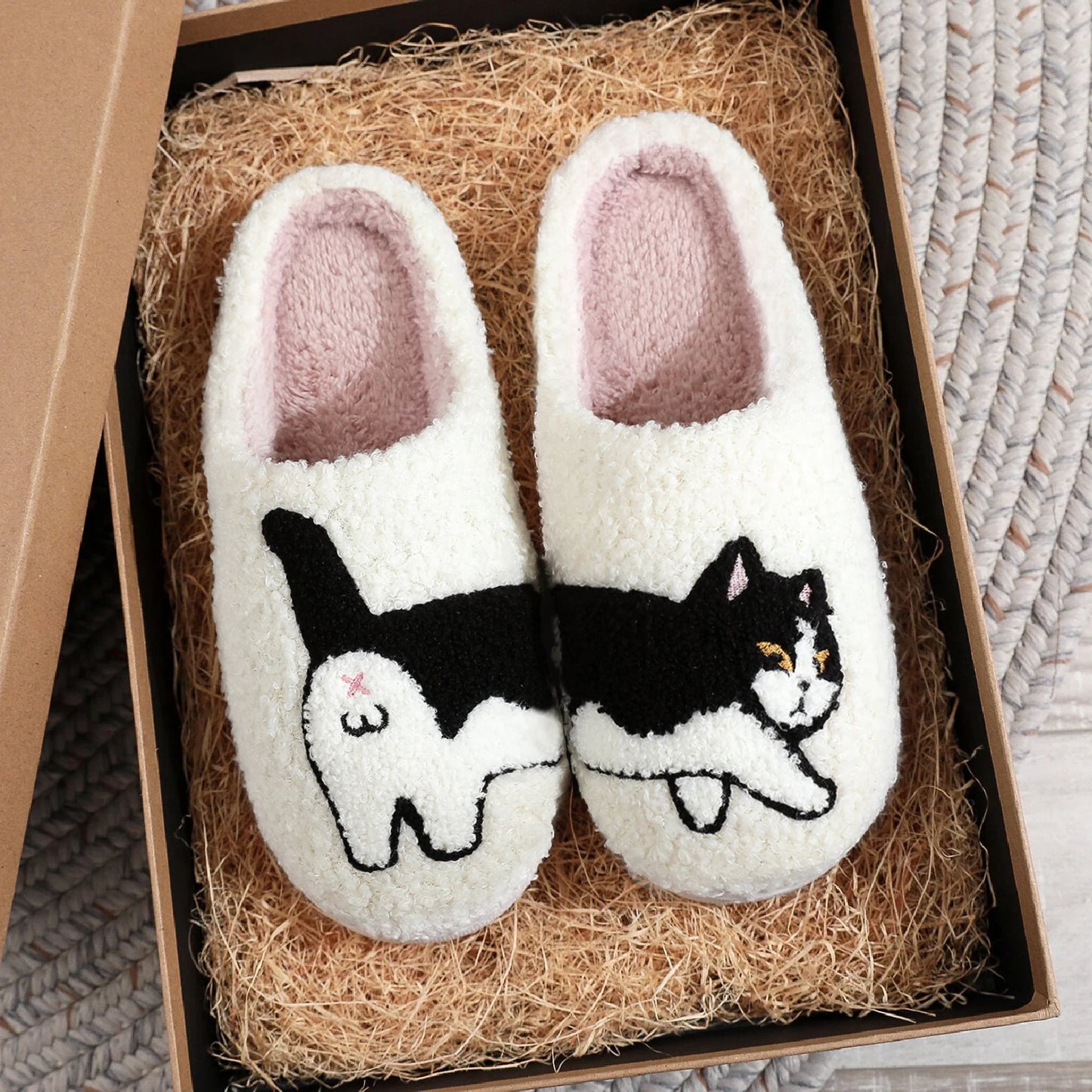 Chausson Chat Drôle