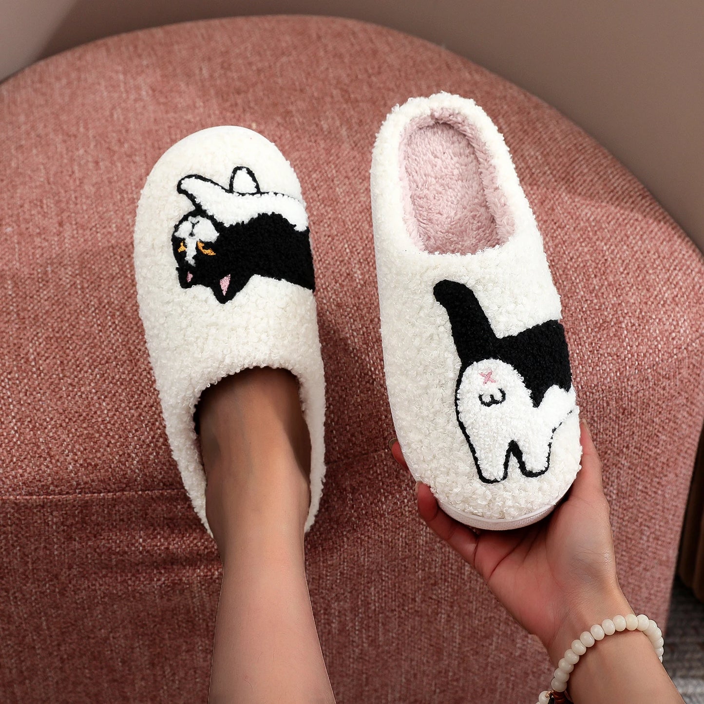 Chausson Chat Drôle