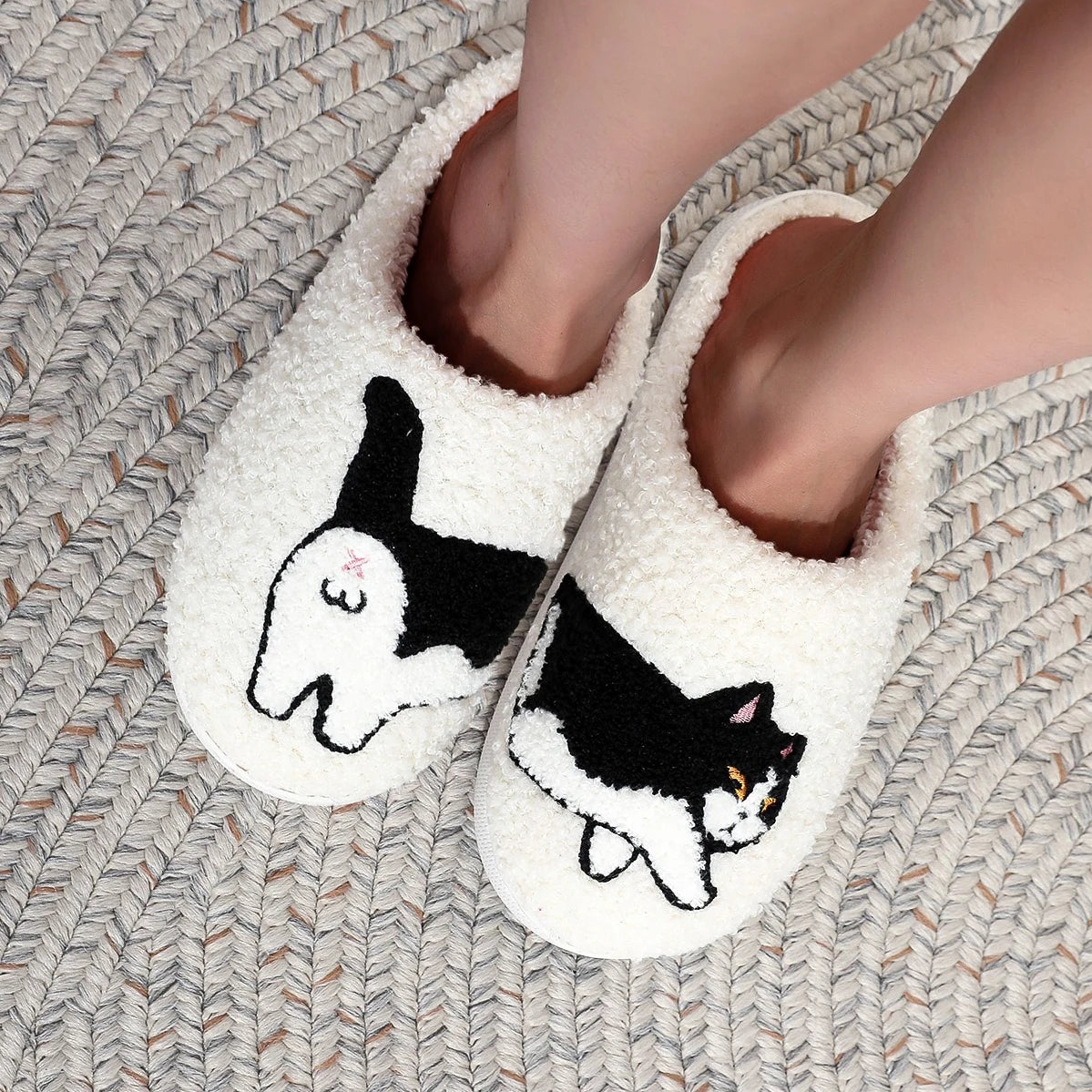 Chausson Chat Drôle