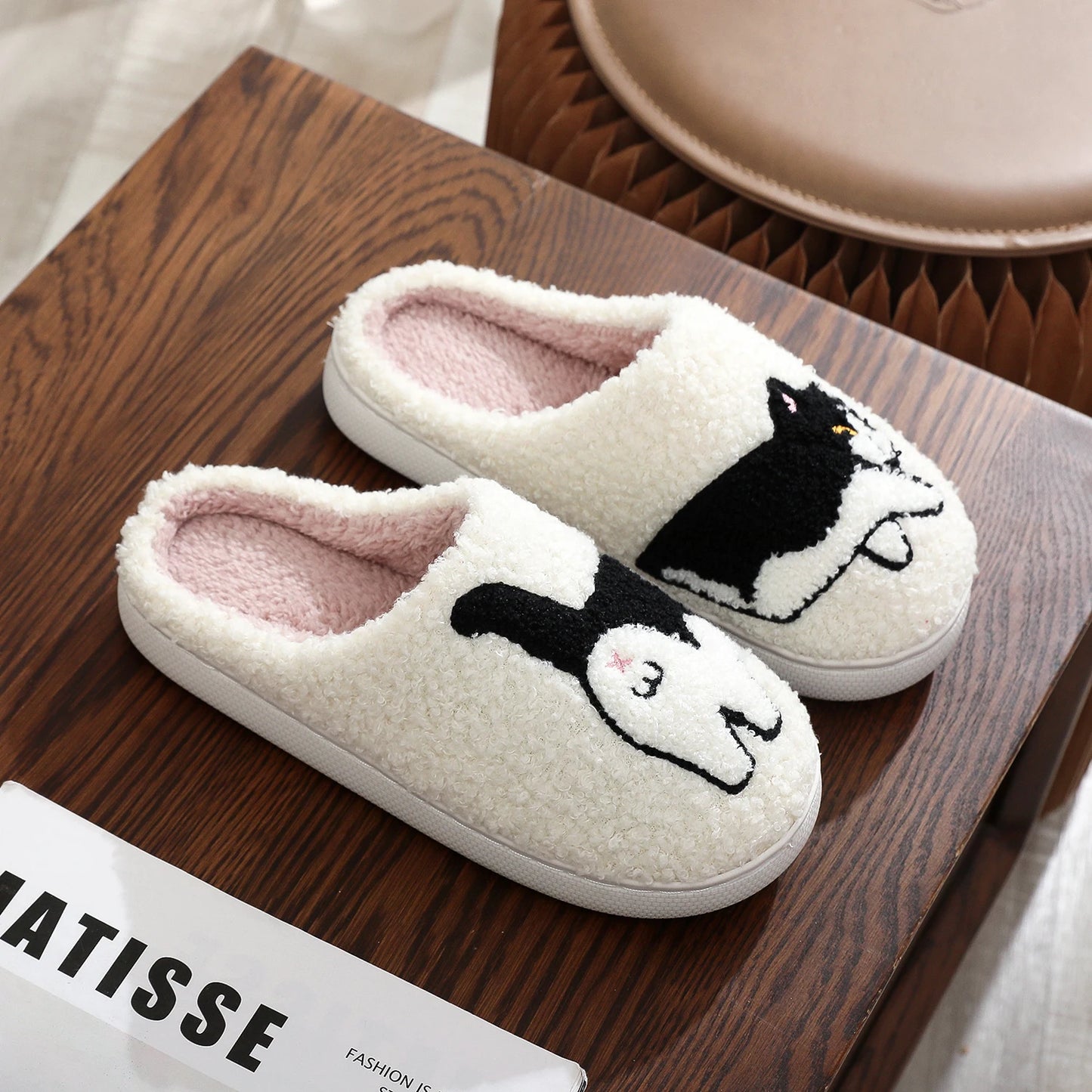 Chausson Chat Drôle