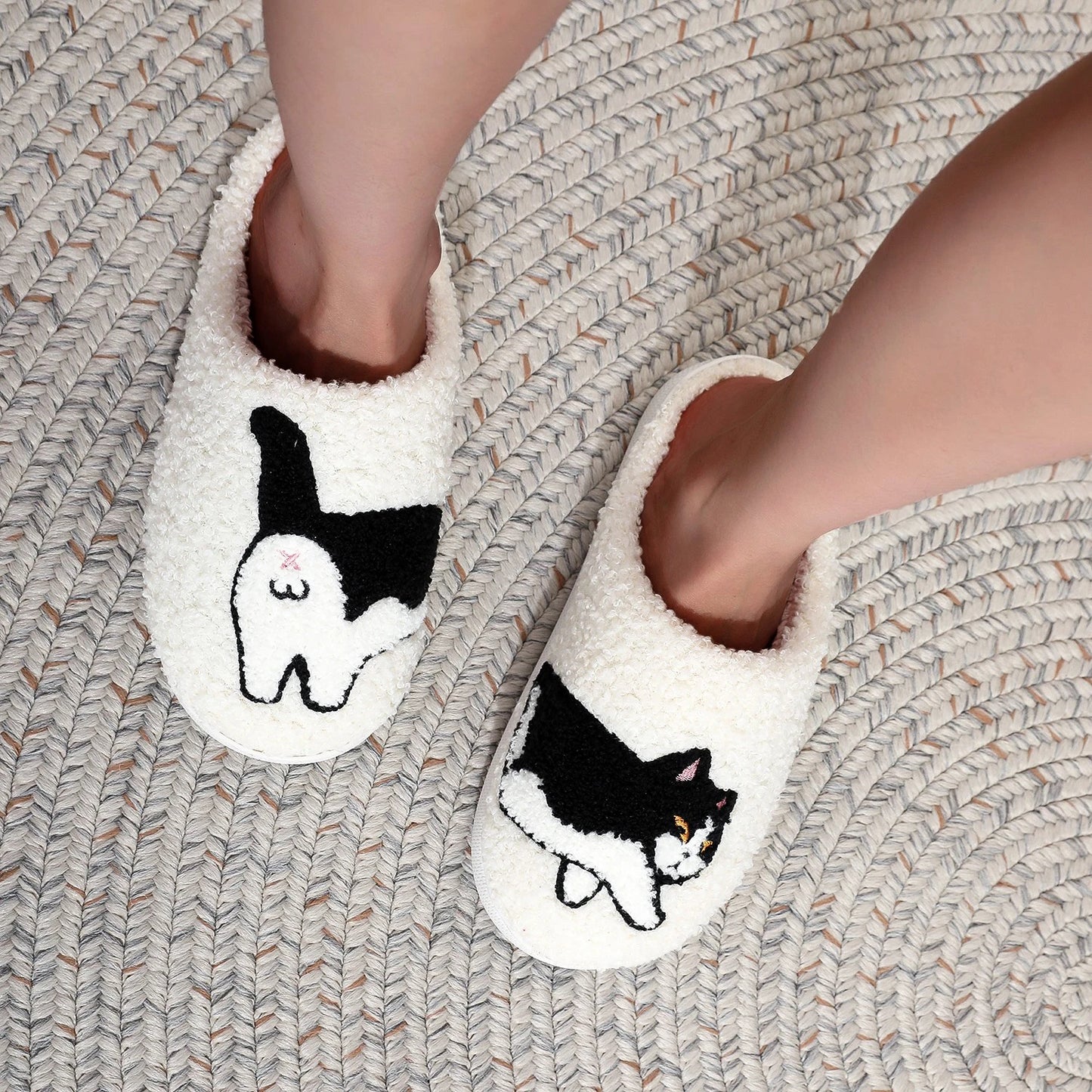 Chausson Chat Drôle
