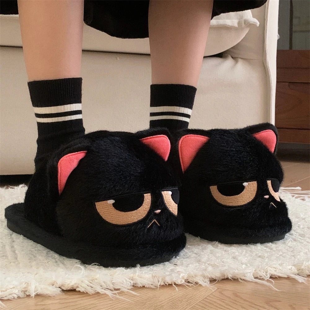 Chaussons Chat Pas Content