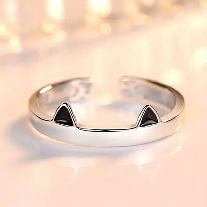Bague chat femme