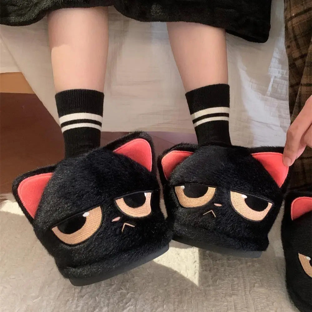 Chaussons Chat Pas Content