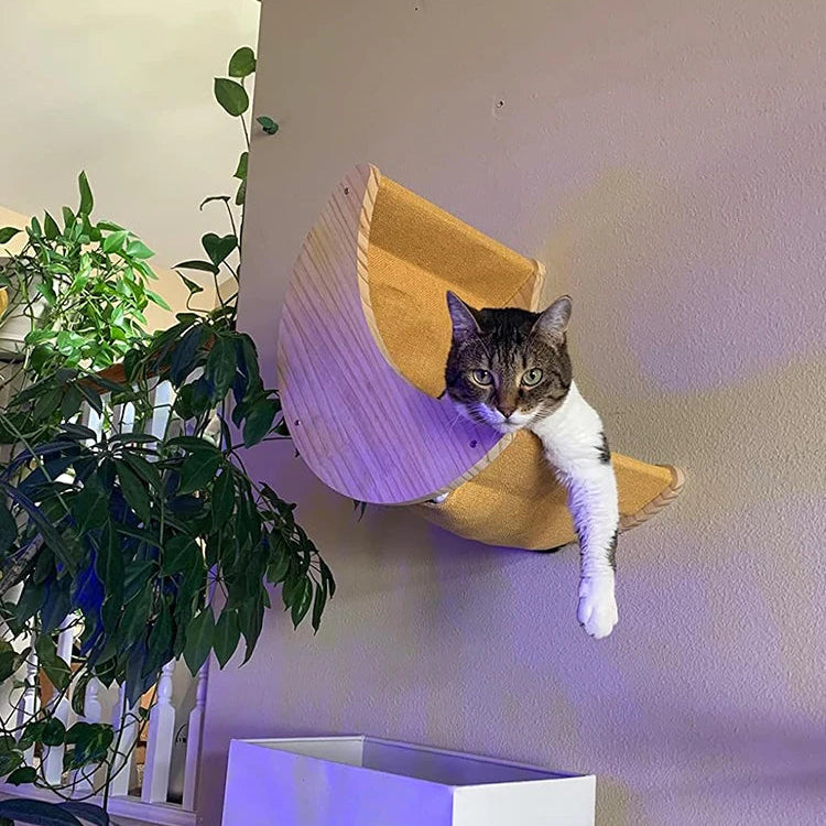Hamac Suspendu Demi Lune Pour Chat