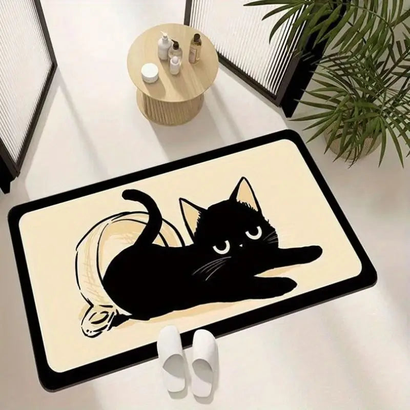 Tapis Chat Déco Kawaii