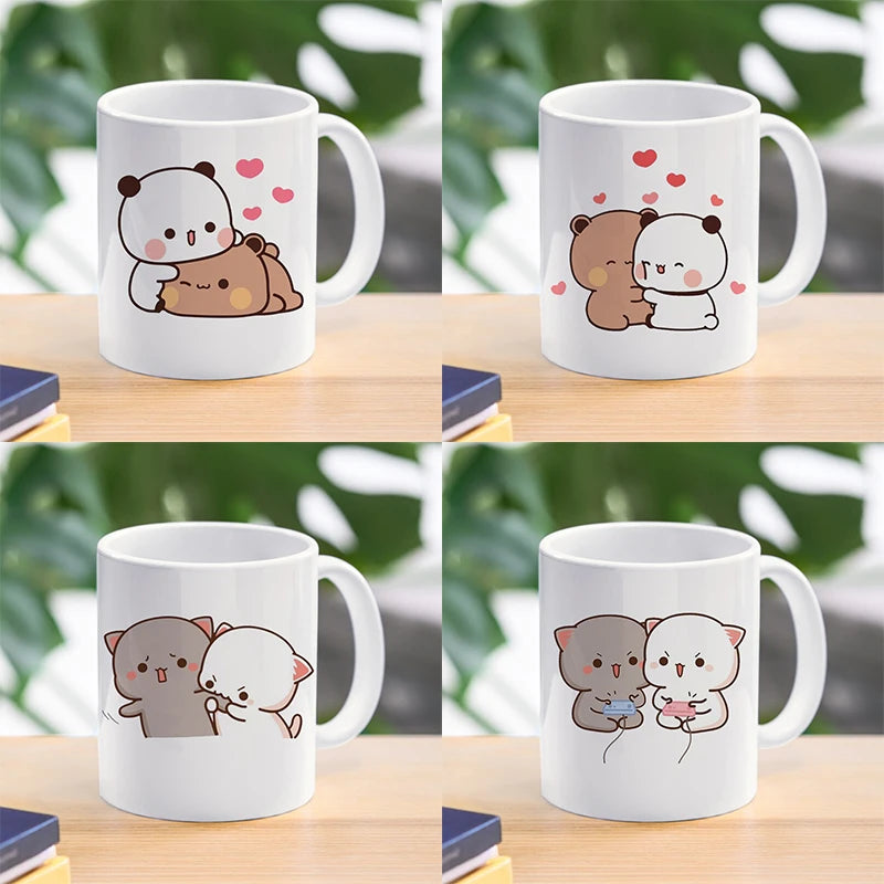 Tasse Motif Chat Couple