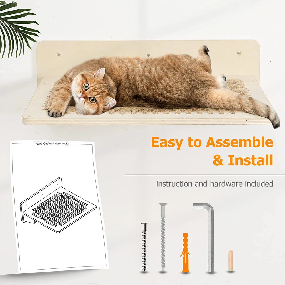 Lit Hamac En Sisal Pour Chat