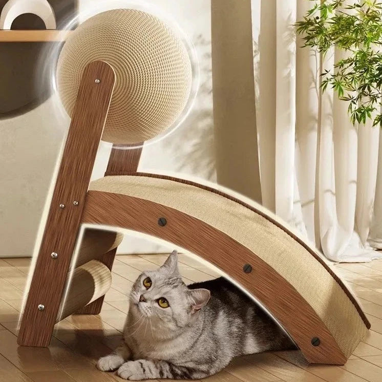 Griffoir rond pour chat