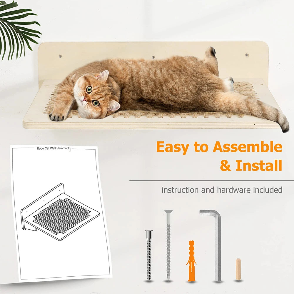 Lit Hamac En Sisal Pour Chat