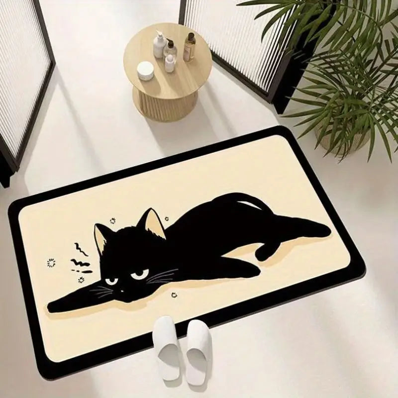 Tapis Chat Déco Kawaii