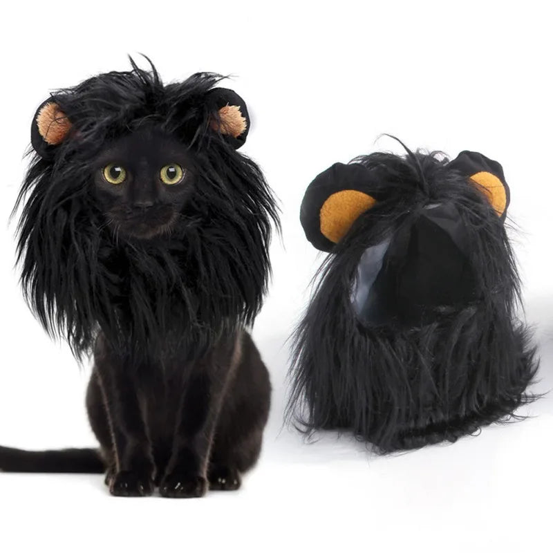 Déguisement Chat Crinière de Lion Noir