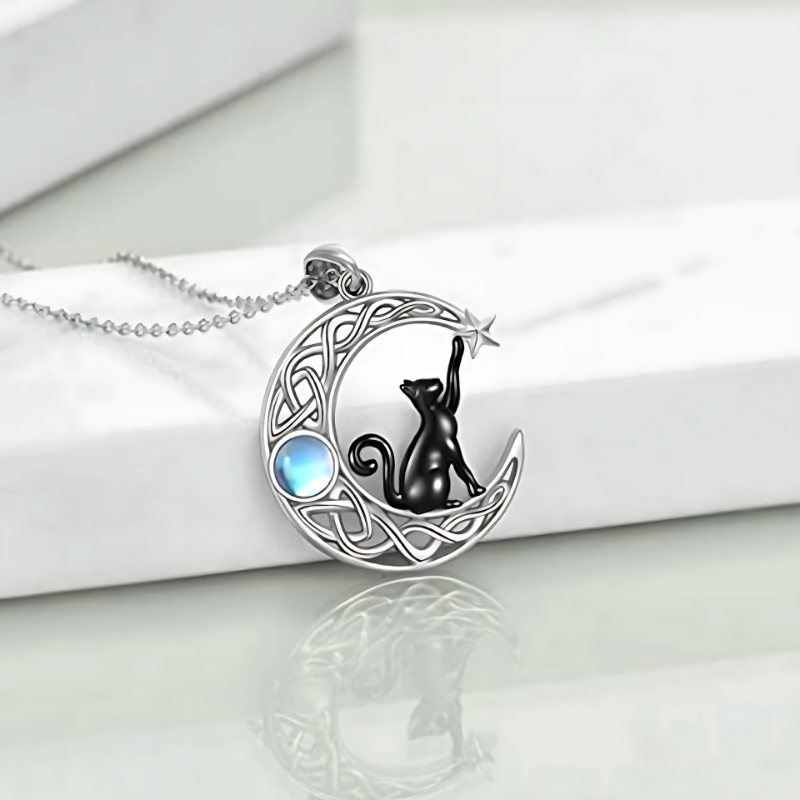 Pendentif chat noir