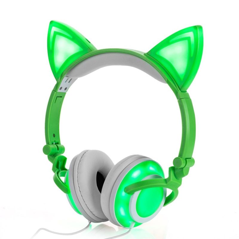 Micro: casque pour enfants vert néon vert