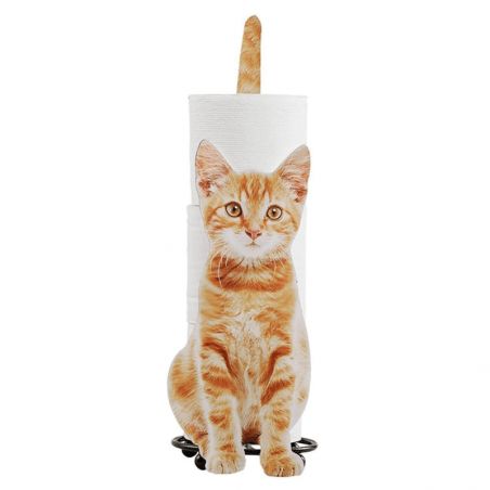 distributeur de papier toilette forme chat