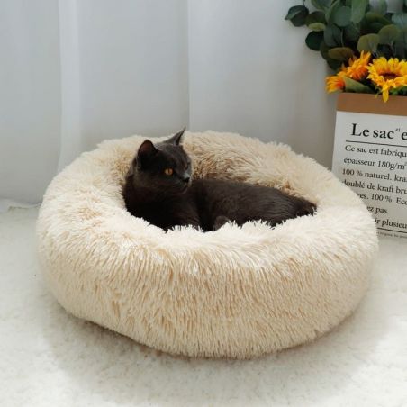 Coussin moelleux chat