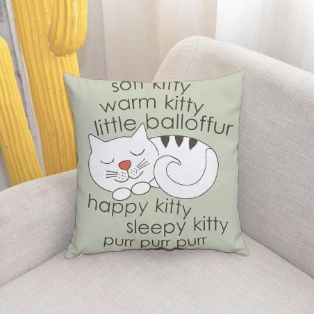Housse coussin chat