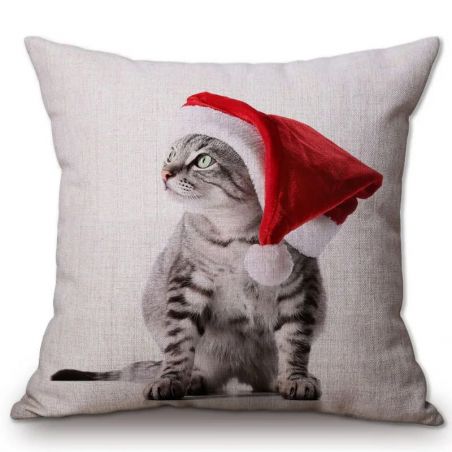 Housse coussin chat