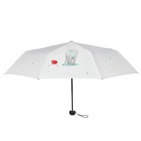 Parapluie femme avec chat