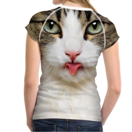Tee shirt chat femme