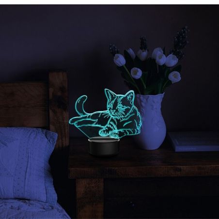 lampe veilleuse chat