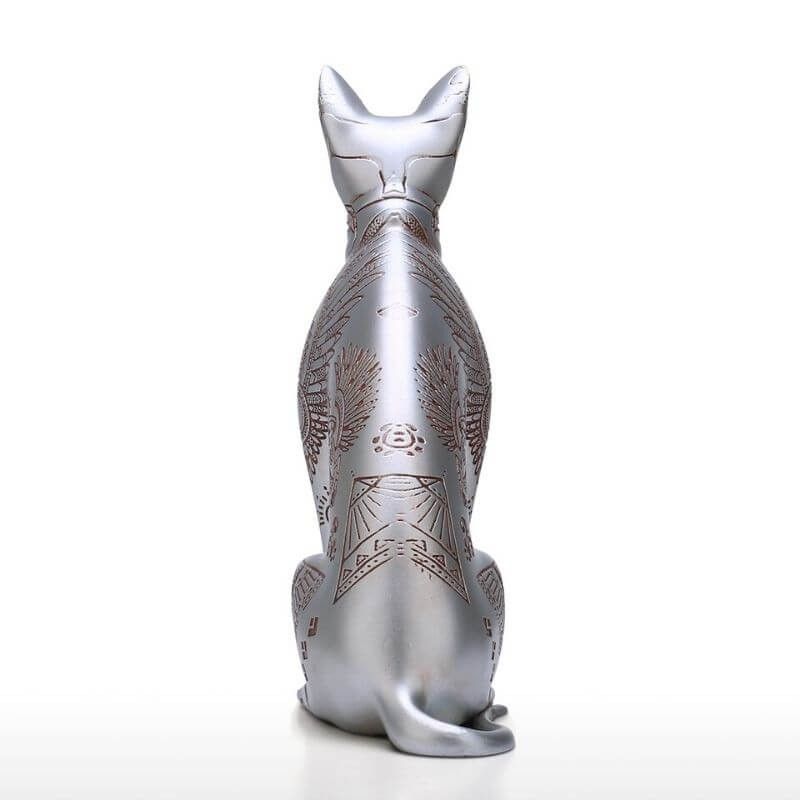 Statue chat style égyptien en résine - Chatounette