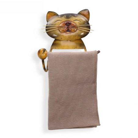 Porte papier toilette chat