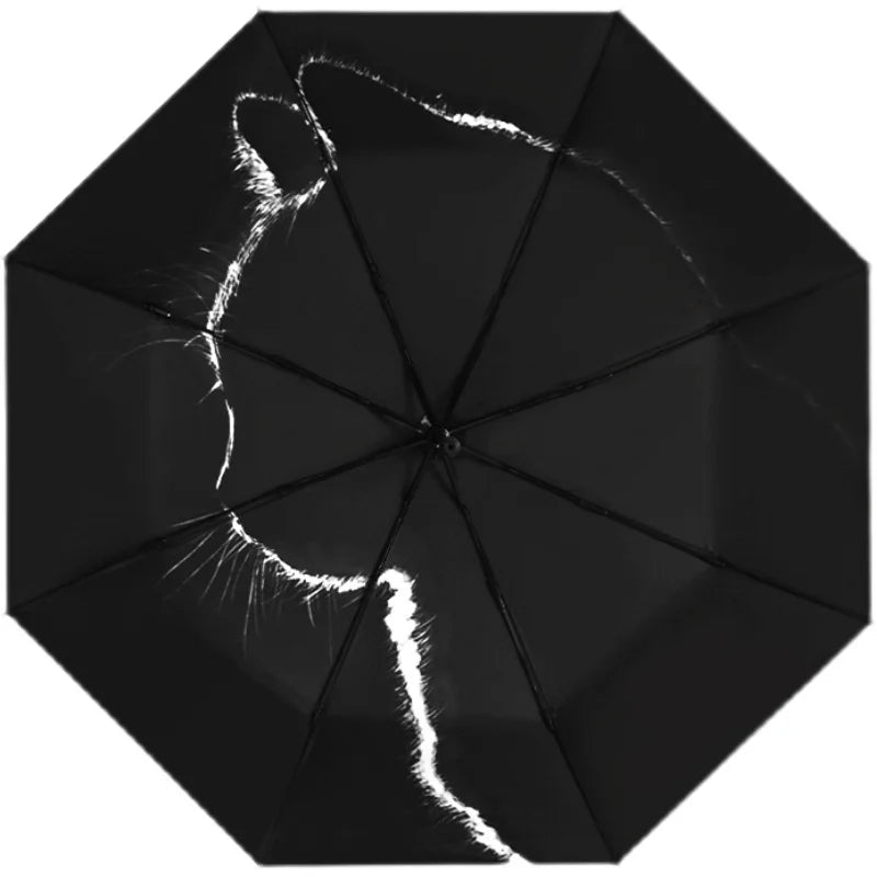 Parapluie Chat Noir Silhouette