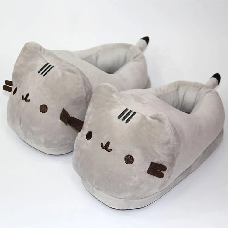 Chaussons Chat Pusheen Gris