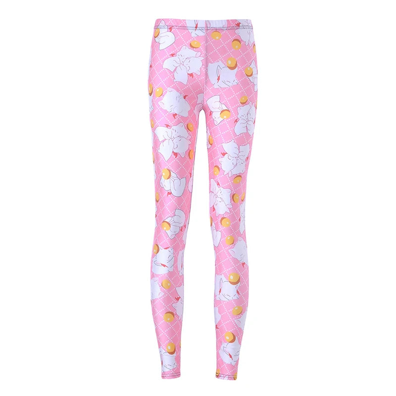 Pantalon Legging Chat Rose