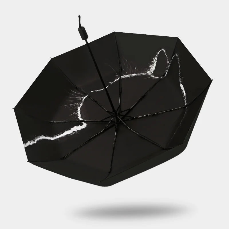 Parapluie Chat Noir Silhouette