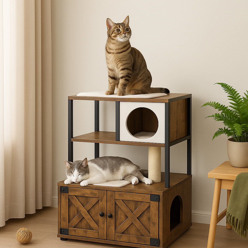 Litière pour chat meuble