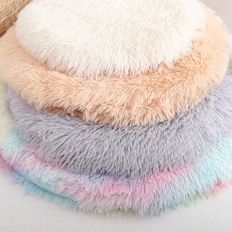 Tapis Rond Peluche Chat