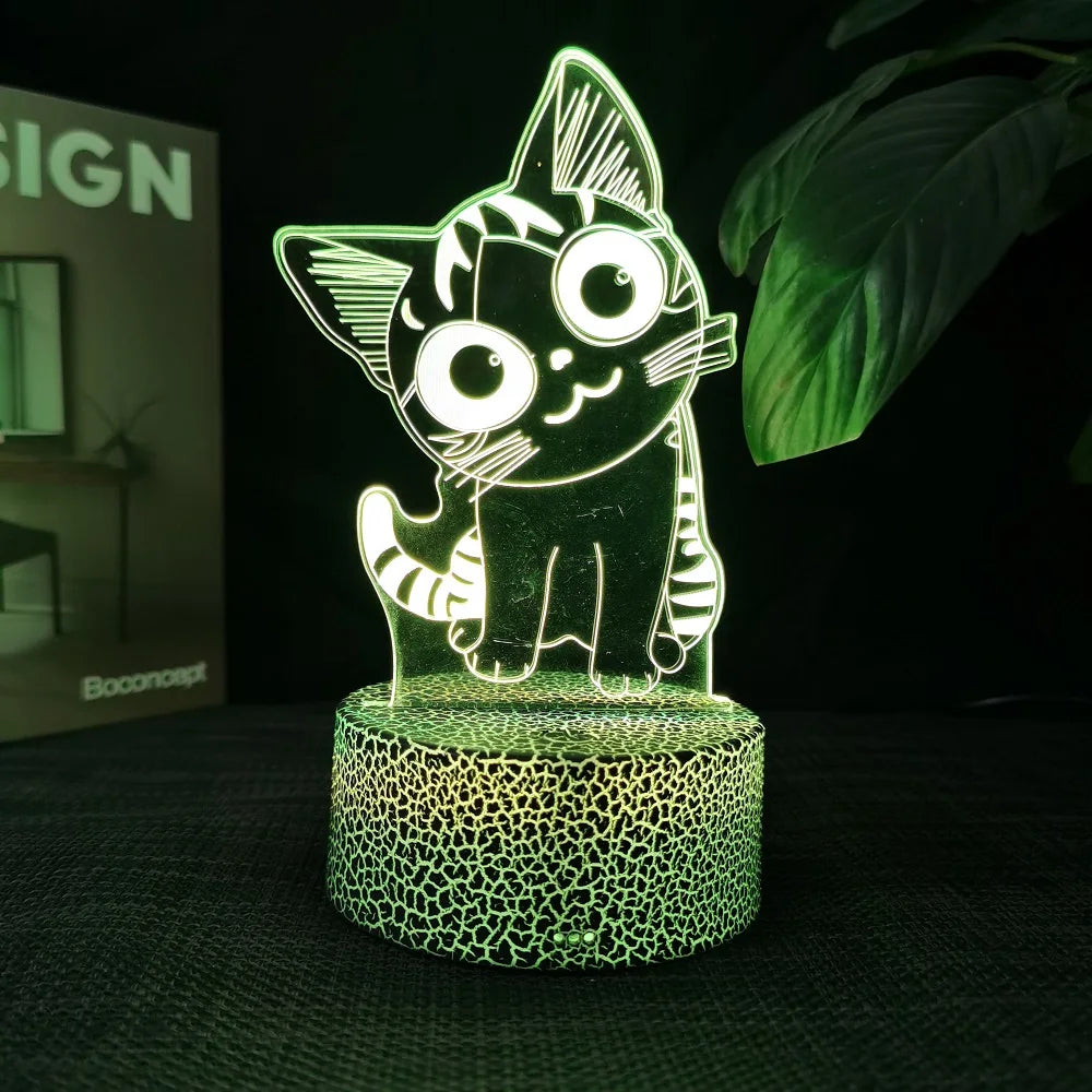 Lampe Led 3D Chat