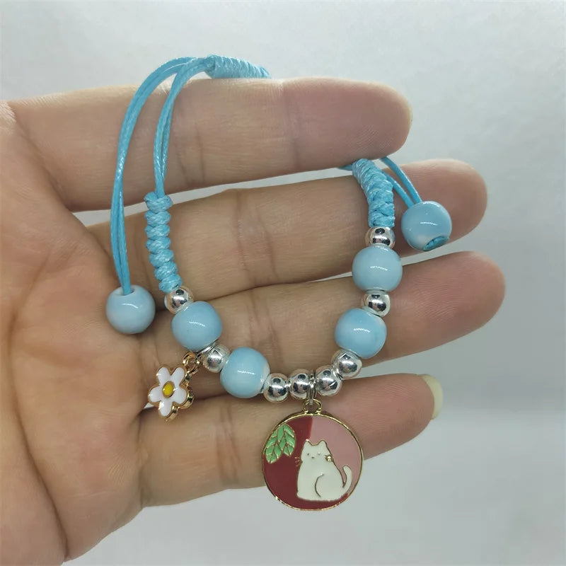 Bracelet chat porte bonheur