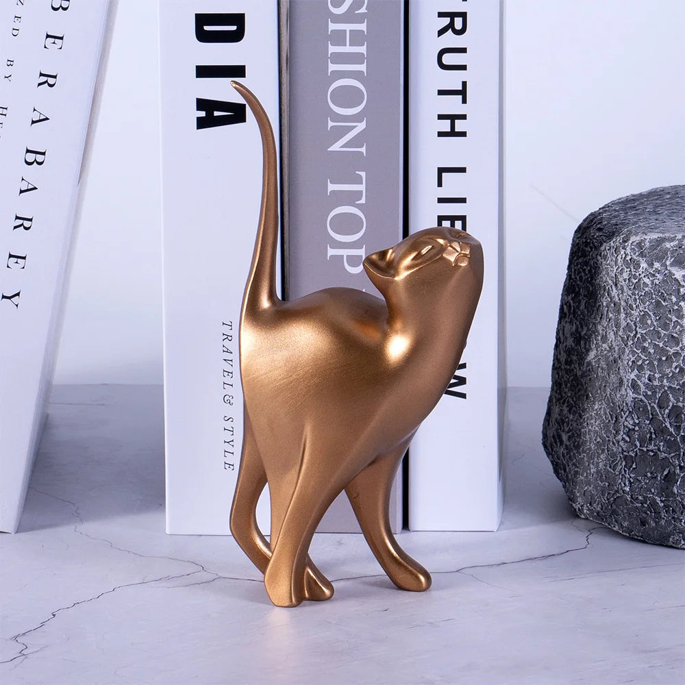 Statue de chat décoratif