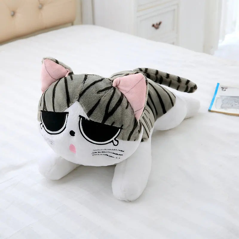 Peluche Chat Géant Gros Yeux