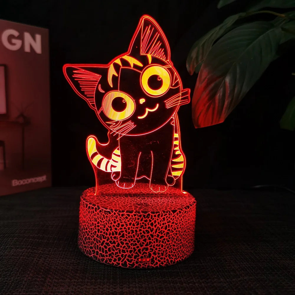 Lampe Led 3D Chat