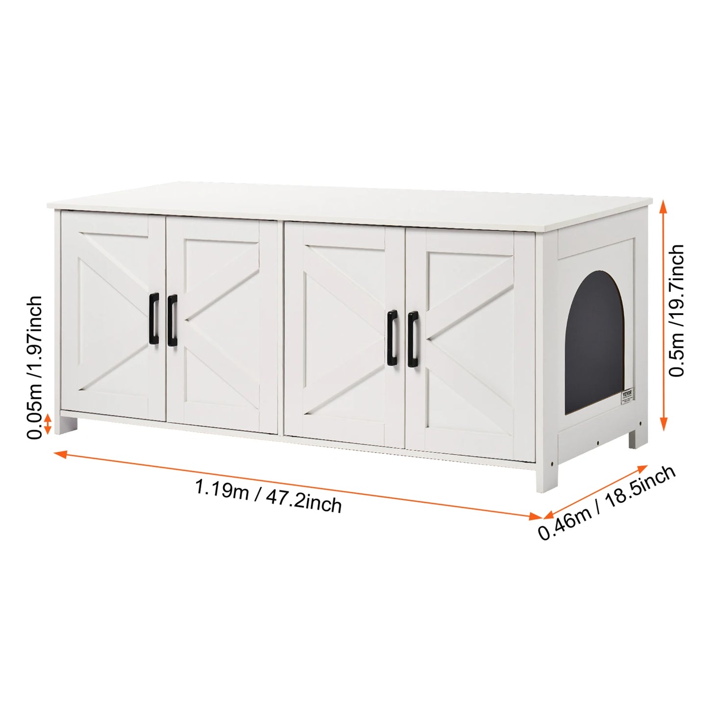 Meuble Litière Chat xxl
