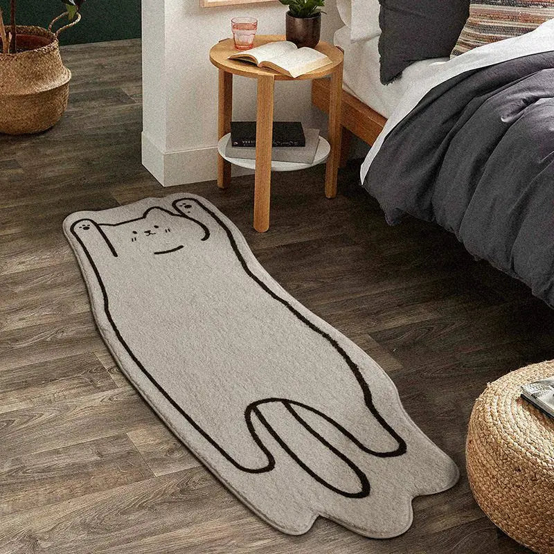 Tapis Chat Dessin Animé Nordique