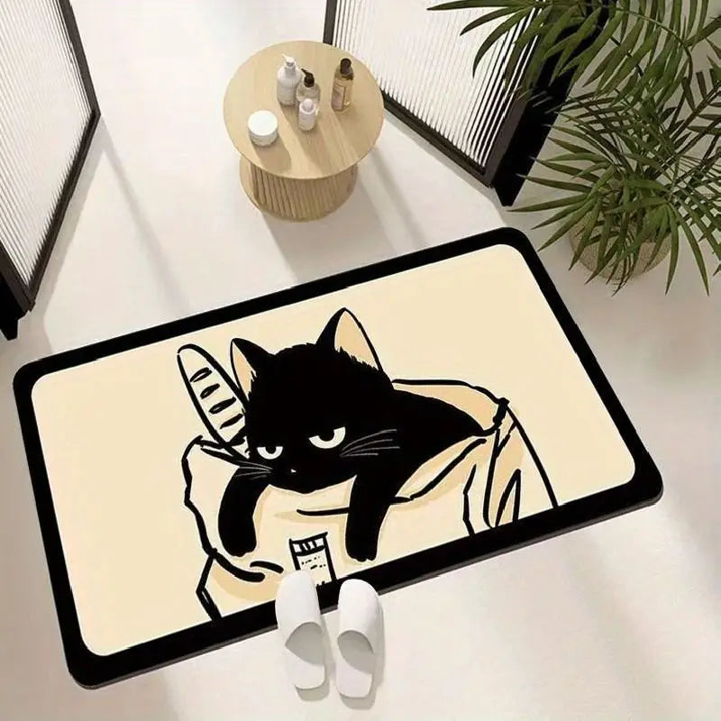 Tapis Chat Déco Kawaii