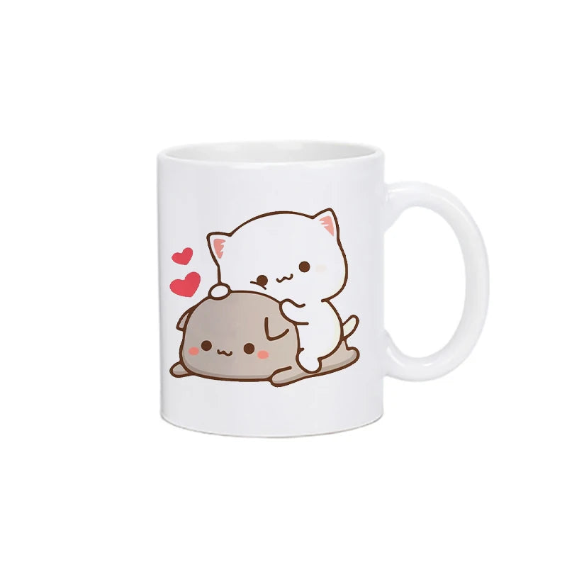 Tasse Motif Chat Couple