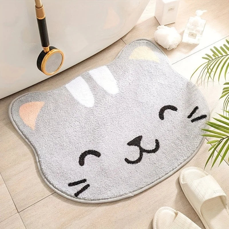 Tapis Tete de Chat Souriant