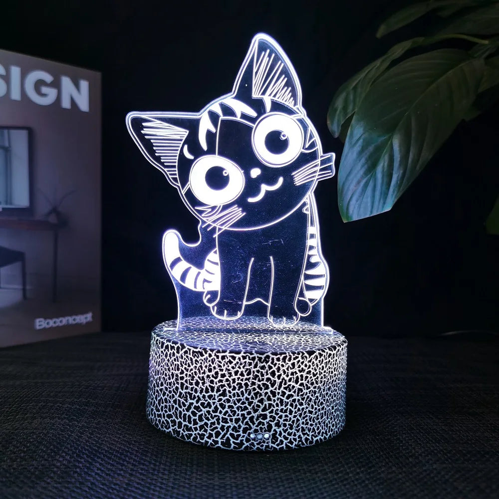 Lampe Led 3D Chat