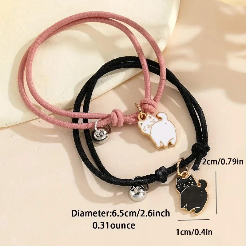 Bracelet chat noir