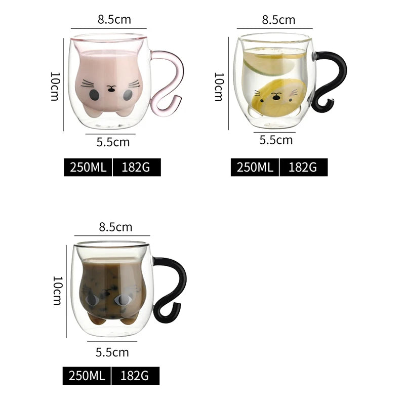 Tasse Chat Double Paroi