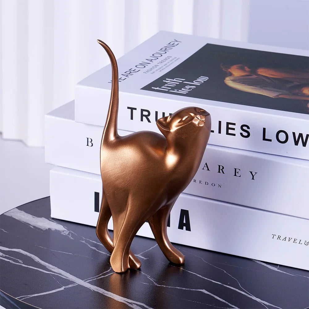Statue de chat décoratif