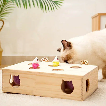 Jouet Pour Chat En Bois